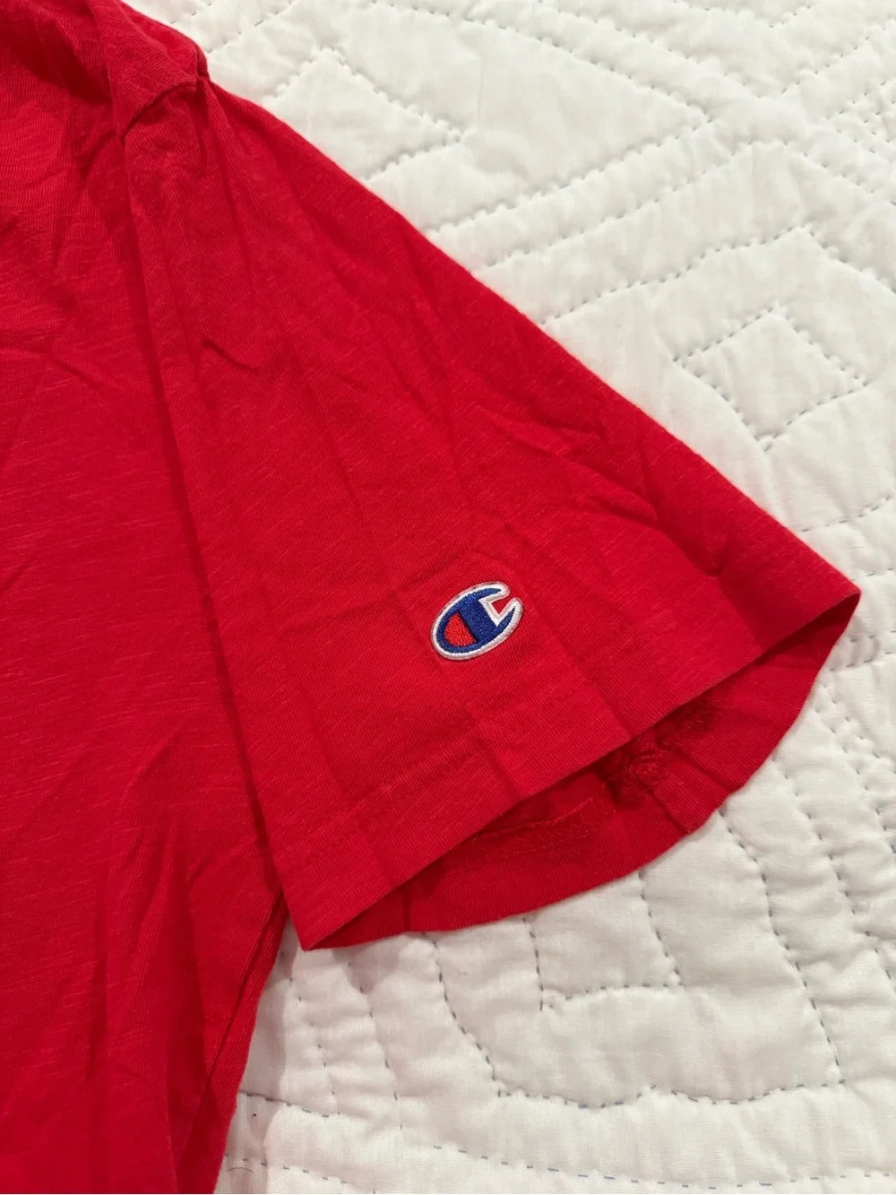 Champion Red Authentic Athleticwear Crewneck Tee - Picture 4 of 6